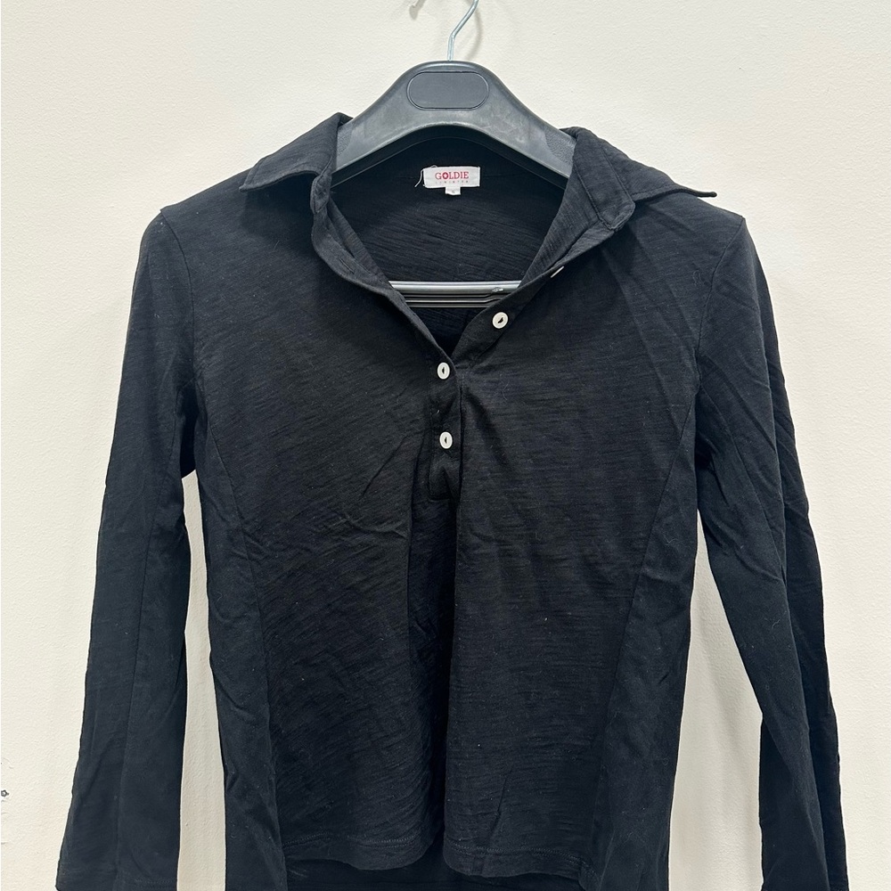 Goldie Black Long Sleeve Top